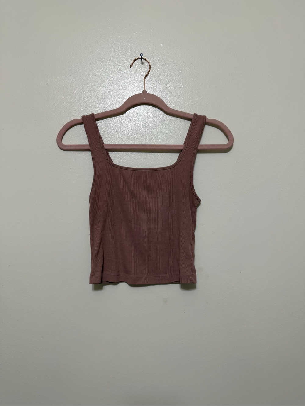 Women’s Square Neck Tank Top in Dusty Mauve
